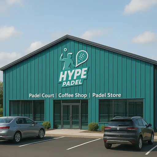 People playing padel